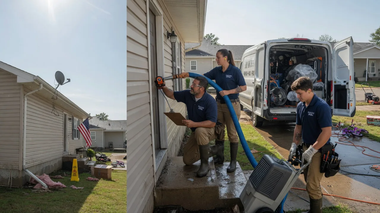 Ceiling Water Damage Restoration in Garwood, TX near me